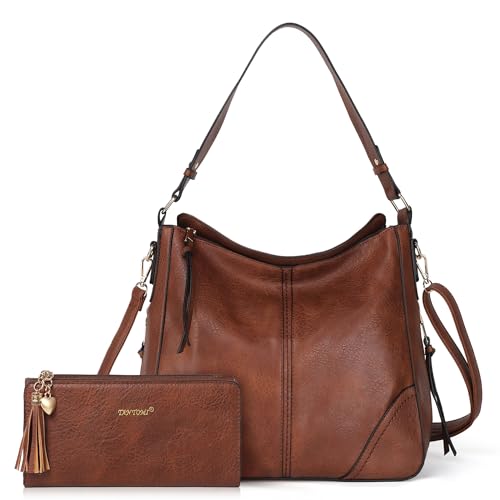 Bolso Hobo para mujer con dos piezas y correa ajustable miniatura 1
