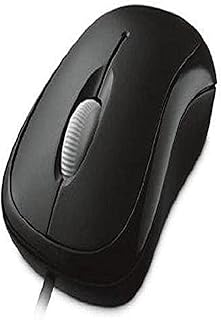 Microsoft Basic Optical Mouse: Essential, Comfortable, Microsoft Mouse with Bluetooth - Black
