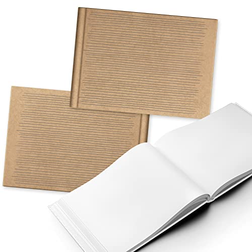 Carnet de croquis vintage A4 à pages blanches pour dessiner en voyage