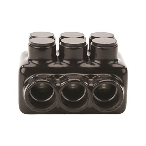 Conector Polaris aislado con 3 puertos y entrada hexagonal de 5/16 pulgadas 2