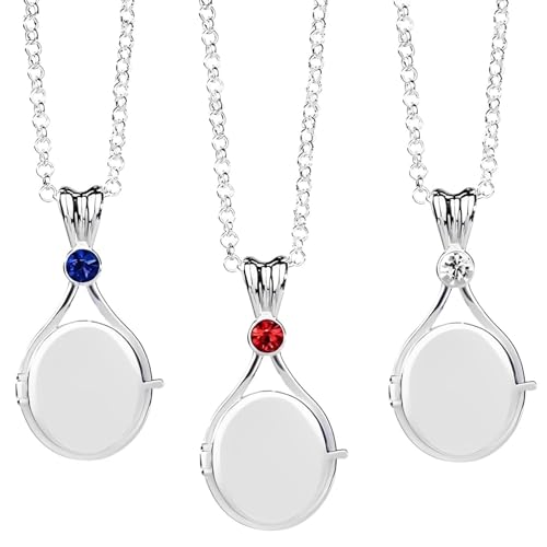 H20 Chaîne Sirène 3 Pièces - Cadeau pour Femmes et Filles (Bleu, Rouge, Blanc)