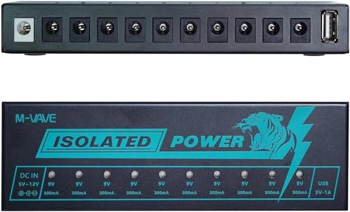 efeito de guitarra pedal fonte 10 isolado dc saída 9v 300ma guitarra pedal placa acessórios guitarra