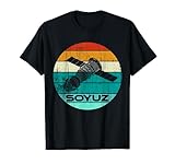 Astronave soyuz retrò Soyuz Astronave Unione Sovietica Russia Volo spaziale Retro Maglietta