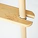 Nibble and Rest Woodsi Footsi Highchair Footrest for IKEA Antilop, Bamboo Wooden Footrest, Height Adjustable, High Chair Accessories,Suitable Footstool with Rounded Corners