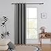 Produktbild Tenger Home 100% Blickdichte Schiebevorhänge Verdunkelungsvorhang, Vorhänge mit Ösen Gardinen Leinenoptik Thermovorhang Hitzeschutz für Schlafzimmer Wohnzimmer 1 Stück (150x225 cm)