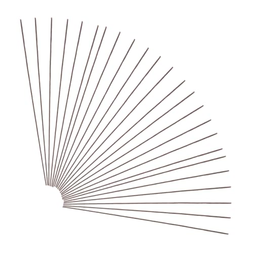 IWOWHERO 50pcs Iron Paper Wrapped DIY Rose Flower Stems Crafted Wire Stems for Wedding Decorations Party Arrangements