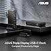 Asus DC300 Docking Station - for Mouse, Keyboard, Monitor, Notebook - Charging Capability - Memory Card Reader - SD - 150 W - USB Type C - 3 Displays Supported - 4K - 3840 x 2160-6 x USB Ports - 3 x