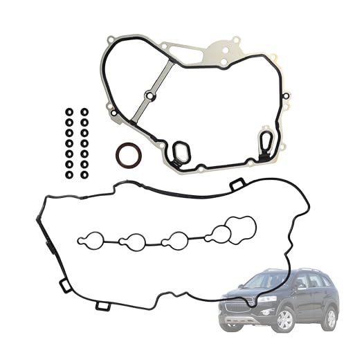Image of Valve Cover Gasket Set,Timing Cover Gasket Set for Chevy Equinox /Captiva /Malibu,for GMC Terrain,for Buick Regal /Lacrosse /Verano,2.0L /2.4L,10-15,OE 12593309 12608604 14130912 TCS46079 VS50778R