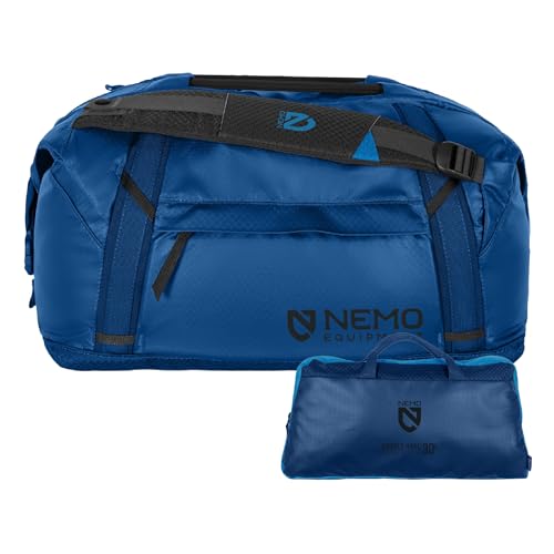 NEMO Equipment Bolsa esportiva e bolsa de mão dupla, Lago, 30L