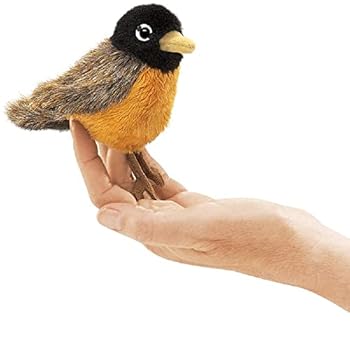 Rag Book Robin Mini Finger Puppet Book