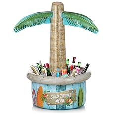 FunX Enfriador de bebidas inflable de palmera, acc...