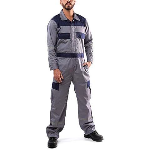 Kolossus Men's Enhanced Visibility Long Sleeve Blended Coverall Cover