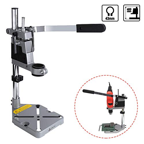 Soporte de Taladro Columna Ajustable para Banco Taladro de Prensa Diámetro de 43mm o 38mm Herramienta de Reparación de Banco de Trabajo para la Perforación