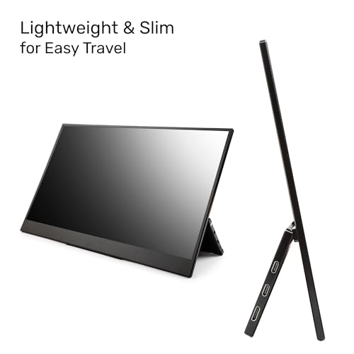 Image of SideTrak Solo Pro 15.8 inch Portable Monitor for Laptop | FHD 1080P LED IPS Dual Display w /Anti-Glare Screen, USB & Mini HDMI, Laptop Monitor Extender for Mac, PC, Chrome, HDR & Speakers