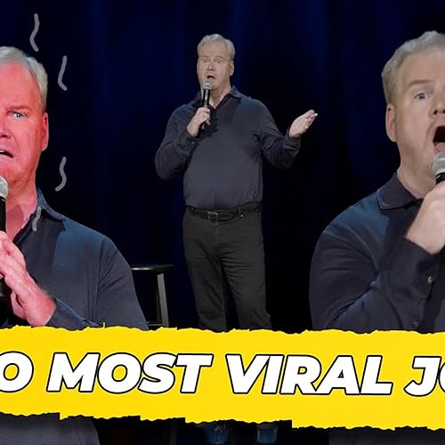 Page de couverture de funny podcast| funny narrator|Top 5 Funniest Jokes from -Cinco- Jim Gaffigan