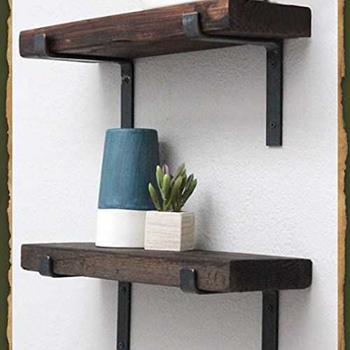 Support d'étagère de lèvre pour sécuriser les planches en bois - 4