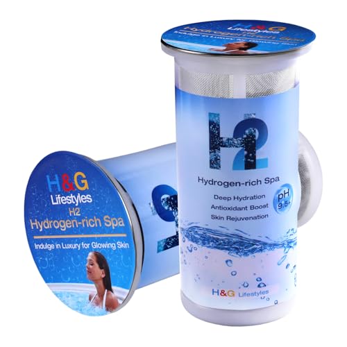 H&G Lifestyles Hydrogen Bath Tablets, H2 Hydrogen Water for Bathing SPA,Hydrogen-Rich Balls Improves Skin Glow Deep Hydration Anti-Aging Stress Relief ?2 Packs?