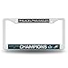 NFL Philadelphia Eagles Super Bowl LII Champs Plastic License Plate Frame