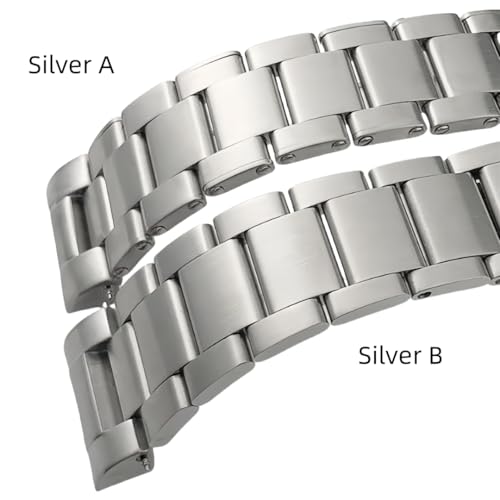 Bracelet montre 22mm acier inoxydable courbe résistant aux rayures - 7