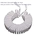 GRACEART Renaissance Elizabethan Ruffle Neck Collar white