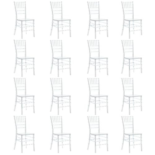 VAKTULS Chiavari Chairs Bulk Set of 16