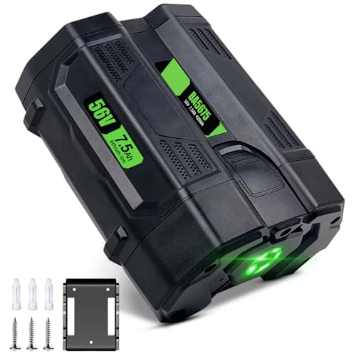 Batterie compatible EGO Power 56 V 7,5 Ah - Batterie au lithium BA4200E pour tondeuse à gazon | Pack Li-ion haute puissance avec BMS intelligent