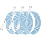 [Certificado Apple MFi] Cable de carga USB C a USB C de 6 pies, cable de carga rápida compatible con iPhone 16/16