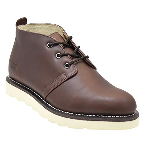 Golden Fox Men's American Heritage Work Chukka Boot with Lightweight Oil Resistant Wedge Sole for Construction