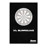 Harrows XL Dartboard Surround – Large 6-Piece Wall Protector Ring or Complete Premium XL Darts Bundle with Board, Trophy Darts & Oche – Home, Club & Gift Options