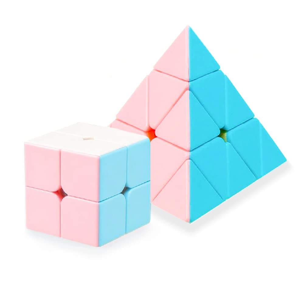 Magic Cube Pastel Colors, Smooth Decal, Holy Hand Legend Macaron, Bug Fix & Easy Rotation, Speedcubing, 3D Puzzle, Rounded Corners