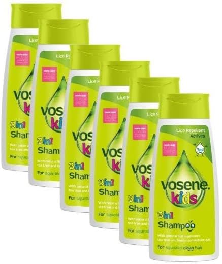 Vosene Kids Lice Repellent 3in1 Shampoo 6 pack