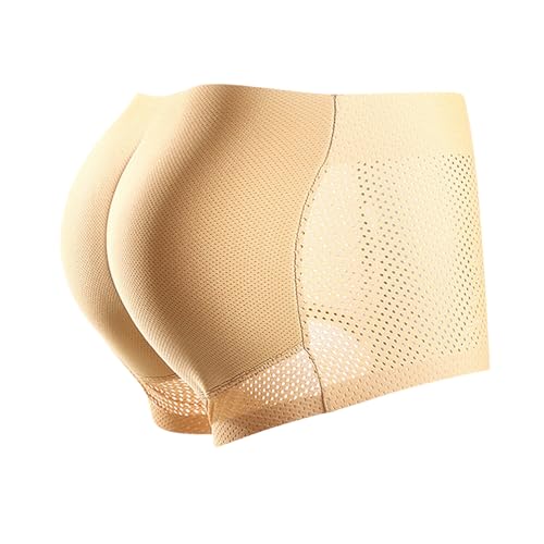 ONEFIT Men's Butt Padded Underwear Mesh Boxers Shapewear Butt Lifter Briefs Mid Waist Trunks