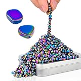 UYPEA Ferrite Putty Rocks, More Than 600 Weak Magnetic Smooth Ferrite Pebbles, ADHD Desk Toys for Office and Time-Killer for Adults