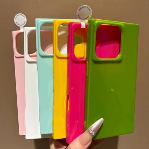 Coque iPhone 14 Pro Max Jaune Silcone Souple Antichoc de Luxe - 6