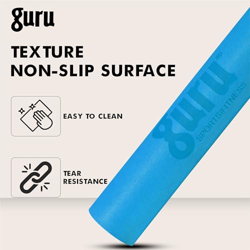Image of GURU Eva Yoga Mat For Men & Women, Anti Slip Mat for Gym Workout