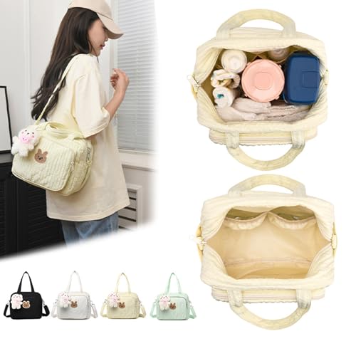Bolsa multifuncional para pañales y almacenamiento materno miniatura 2