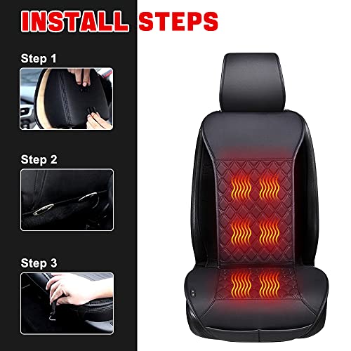 Universal Seat Cushion, Comfortable Seat Cover with Full Back Support in Winter - Image 7