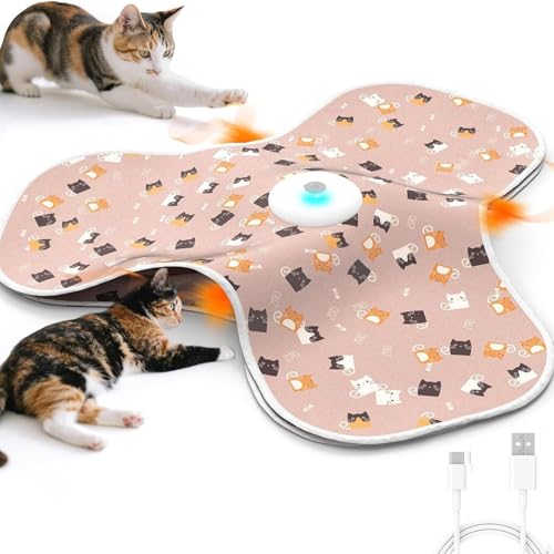 Jouet interactif pour chat électrique et jeu d'exercice à leurres cachés - 8