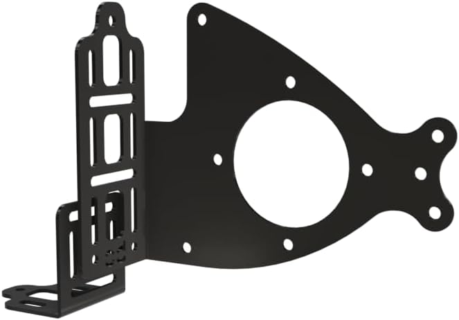 BOBBERCYCLE Compatible with Multi-FIT Saddle Bag Bracket W/Fuel Water Bottle Mount (Powder Coated)