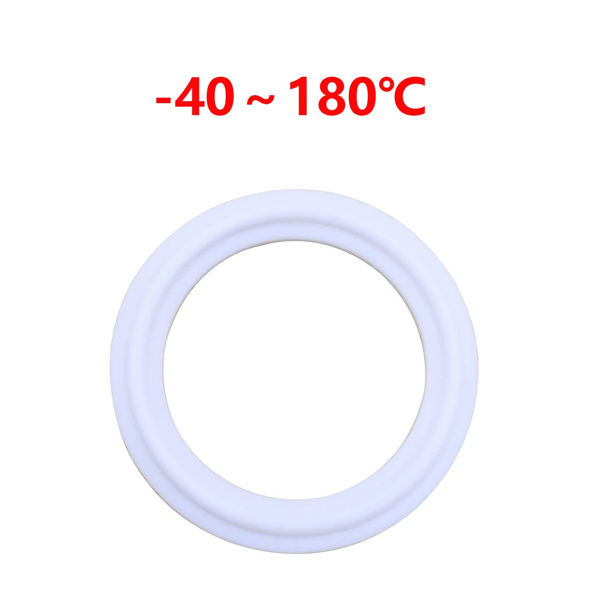 2 pièces/5 pièces joint sanitaire à trois cerceaux bande d'étanchéité en Silicone anneau de Sasket-5 pièces, 114mm-OD130mm, VITON