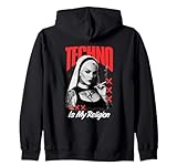 Techno Nun La techno est ma religion Fans de hardstyle, amateurs de musique techno, habitués des événements Rave, DJ et producteurs de musique électronique, adeptes de la culture Rave, danseurs et amateurs de danse, les voyageurs d'événements Rave peuvent