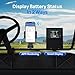 DC HOUSE 48V 100Ah Lithium Golf Cart Battery, Sturdy Metal Case Lifepo4 Battery with 48V 18A Charger, Bluetooth Mobile APP &Touch LCD Monitor, Built-in Smart 200A BMS, Peak Current 1000A Max