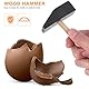 Toyvian 5St Kleiner Holzhammer Mini-Holzhammer DIY Holzhammer-Set Kinderspielzeug Holz Bastelset Kinderspielzeughammer Mini-Holzhämmer Holzhausbausteine Kinderhammer