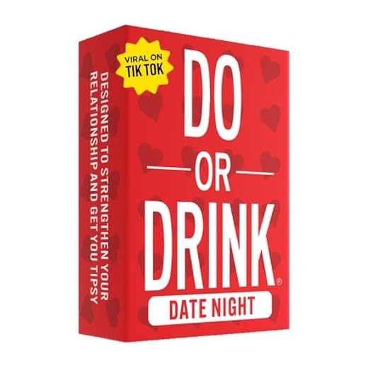 Do or Drink Date Night - The Couples Game for Adults and Game Nights - Drinking Games for Adults with 250 Cards - Party Games for Adults and Great Ideas for Couples