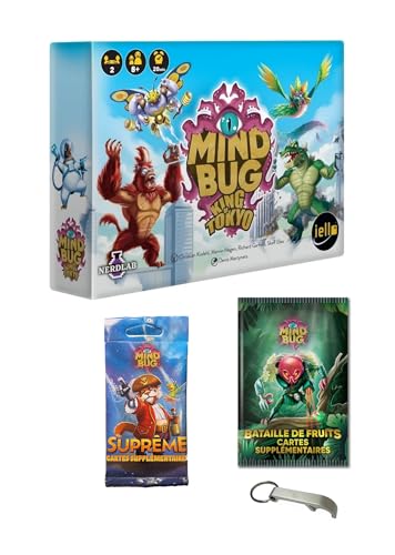 Blumie Shop Lot Mind Bug en Français : King of Tokyo + Promo Pack Suprême + Bataille De Fruits + 1 Decap