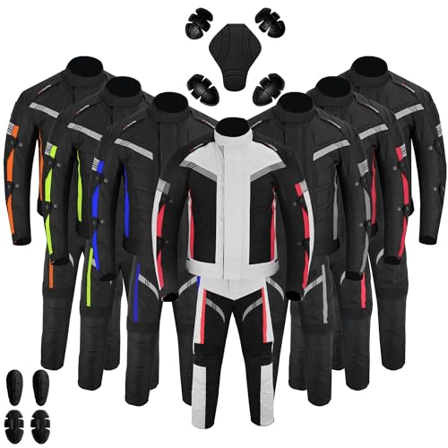 Men’s Waterproof Motorcycle Suit with Armor