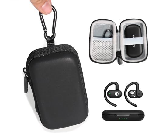 Étui Raycon Fitness Open Ear Alltravel noir : boîtier idéal pour vos séances de running