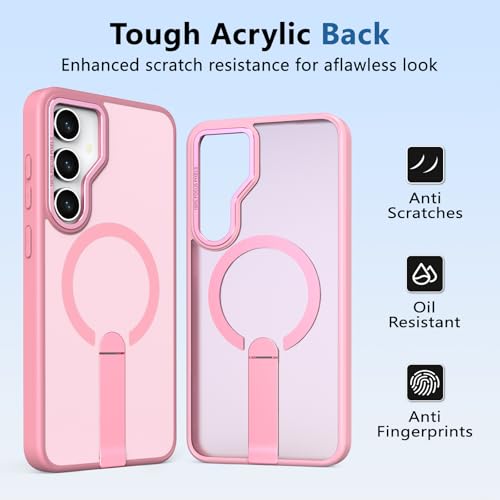 Aropuktek for S24-FE Case, Strong Magnetic Compatible with MagSafe, Pink by Aropuktek - Used condition - Image 6