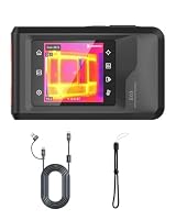 HIKMICRO E03 Thermal Camera with Visual Camera, 3.5" Touch Screen,Smart Scene Recognition, 240 x 240 SuperIR Resolution Thermal Imaging Camera, 96 x 96 IR Resolution, 25 Hz, IP54, -20℃ to 350℃