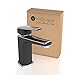 instmaier B2 | Wasserhahn für Bad | Waschtischarmatur in Chrom Schwarz | Armatur mit einfacher Montage | Einhebelmischer Waschbecken | Mischbatterie aus Messing | Premium Qualität Baby,Schwarz günstig Kaufen-instmaier B2 | Wasserhahn für Bad | Waschtischarmatur in Chrom Schwarz | Armatur mit einfacher Montage | Einhebelmischer Waschbecken | Mischbatterie aus Messing | Premium Qualität